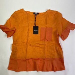 DKNY BLOUSE SIZE M, NWT